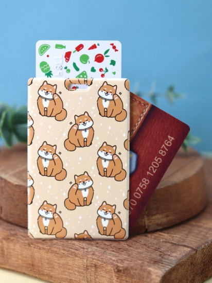 Держатель для карт аниме «Many shiba inu»