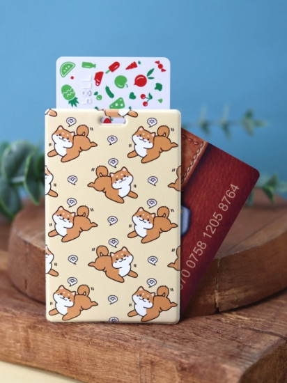 Держатель для карт аниме «Many shiba inu love»