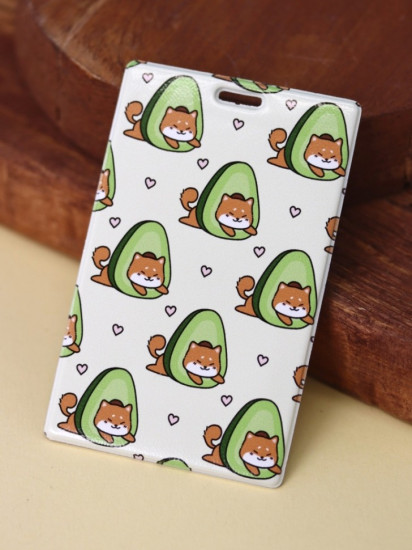 Держатель для карт аниме «Many shiba inu avocado»