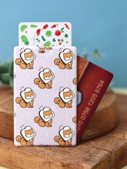 Держатель для карт аниме «Many shiba inu sandwich»
