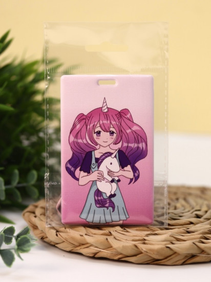 Держатель для карт аниме «I'm unique unicorn girl»