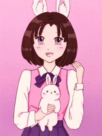 Держатель для карт аниме «Love bunny girl»