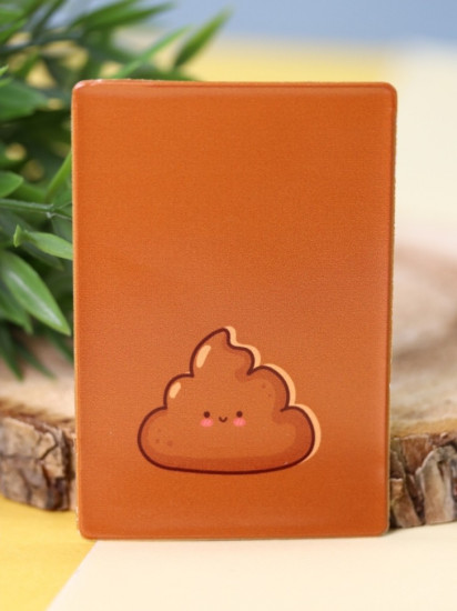 Держатель для карт «Cute poop» 