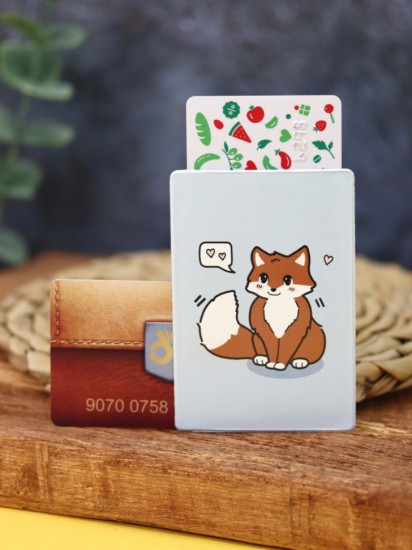 Держатель для карт аниме «Fox love» 