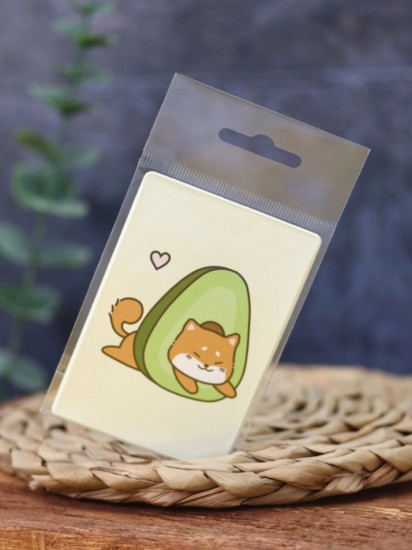 Держатель для карт аниме «Shiba inu avocado» 