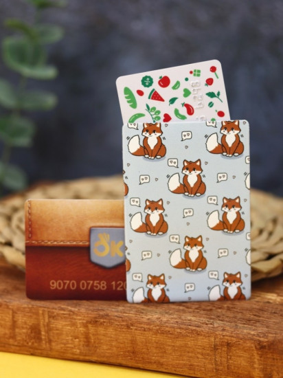 Держатель для карт аниме «Many fox love» 