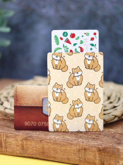 Держатель для карт аниме «Many shiba inu» 