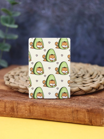 Держатель для карт аниме «Many shiba inu avocado» 