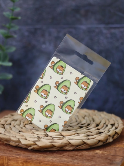Держатель для карт аниме «Many shiba inu avocado» 