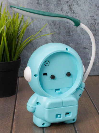 Часы-будильник со светильником «Cheerful cosmonaut»