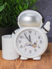 Часы-будильник с подставкой для канцелярии «Astronaut»  - Фото 1