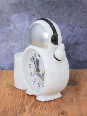 Часы-будильник с подставкой для канцелярии «Astronaut»  - Фото 3