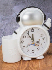 Часы-будильник с подставкой для канцелярии «Astronaut»  - Фото 5