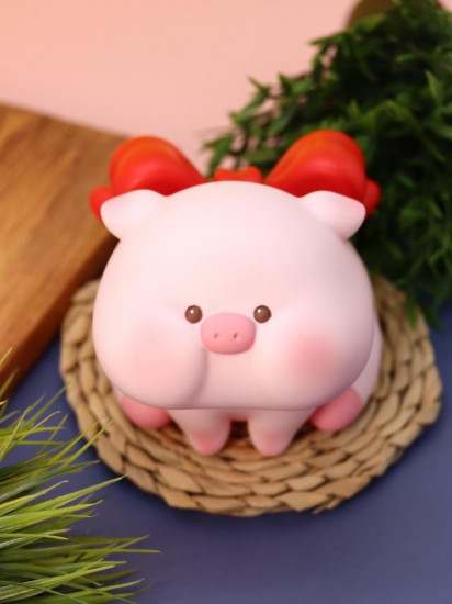 Копилка «Pig red bow»