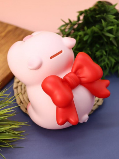 Копилка «Pig red bow»