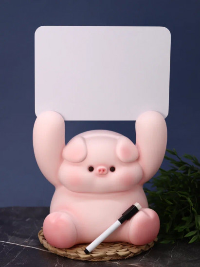 Копилка с табличкой и маркером «Piggy paws up»