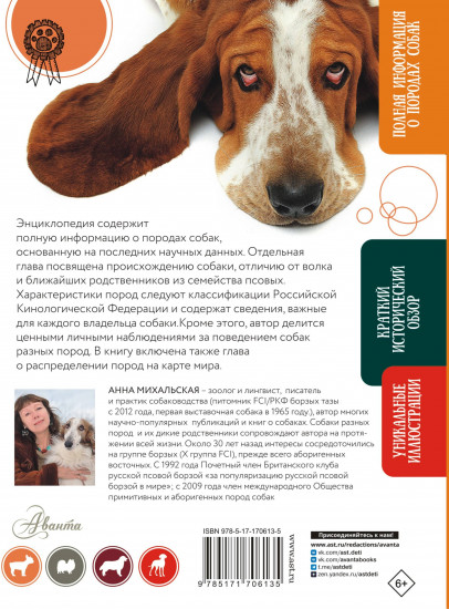 Породы собак Энциклопедия (вторая обложка с терьером)