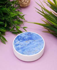 Контейнер для контактных линз «Marble circle» - Фото 1