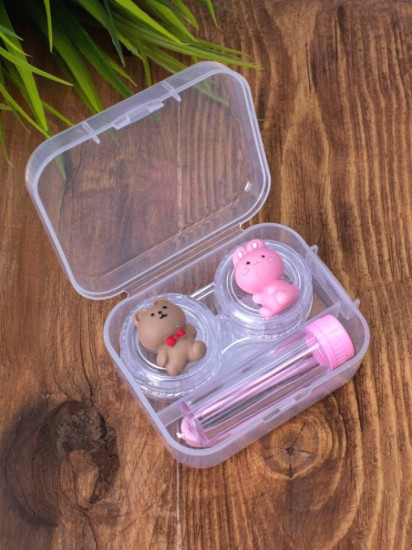 Контейнер для контактных линз «Duble bear-hare»