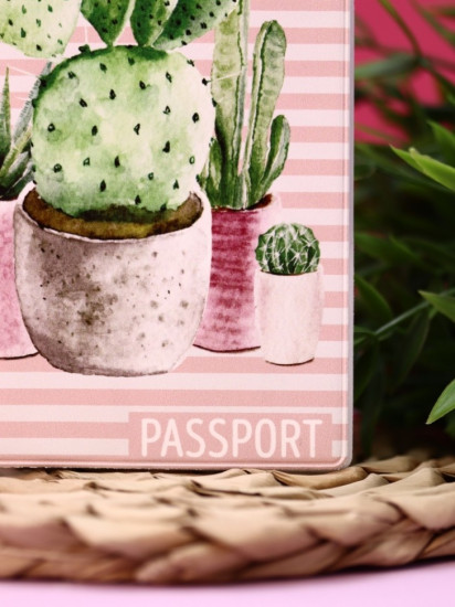 Обложка для паспорта «Cactus»