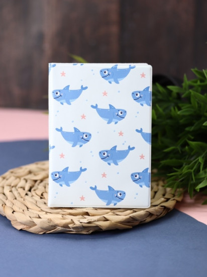 Обложка для паспорта «Funny Shark»