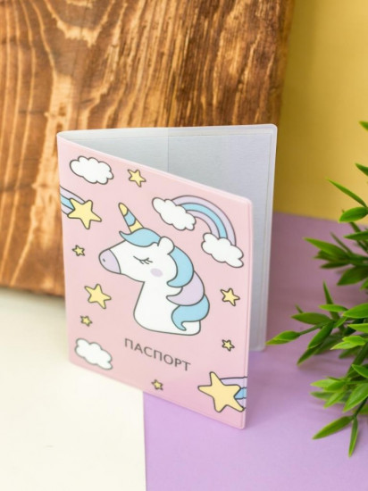 Обложка для паспорта «Unicorn head»