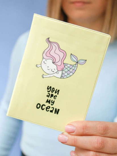 Обложка для паспорта «You are my ocean»