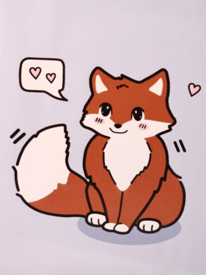 Обложка для паспорта «Fox love»