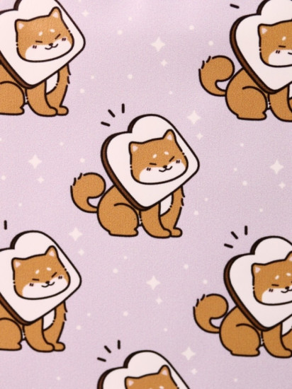 Обложка для паспорта «Many shiba inu sandwich»