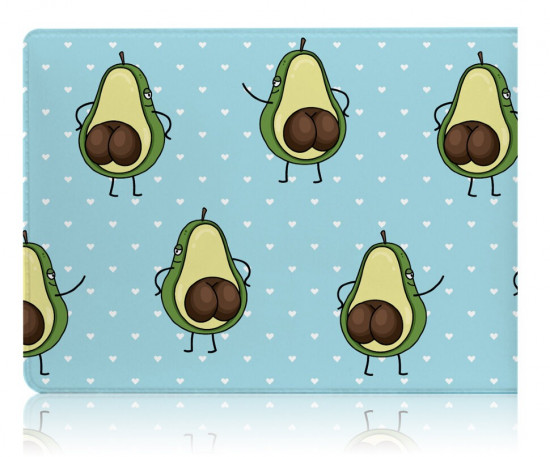Обложка для студенческого билета «Avocado and popka»