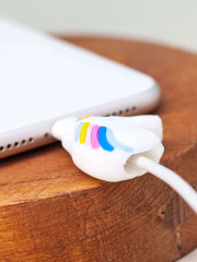Насадка для провода защитная «Rainbow unicorn» - Фото 1