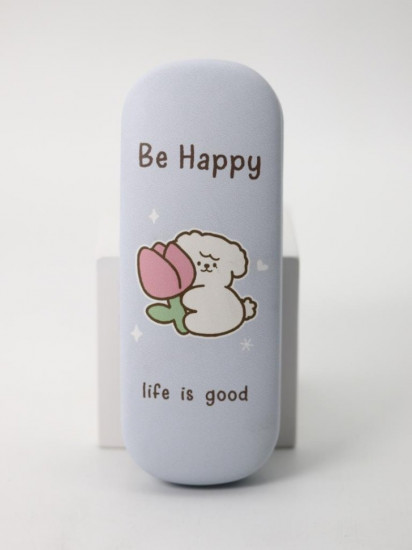 Чехол для очков «Be happy life is good»