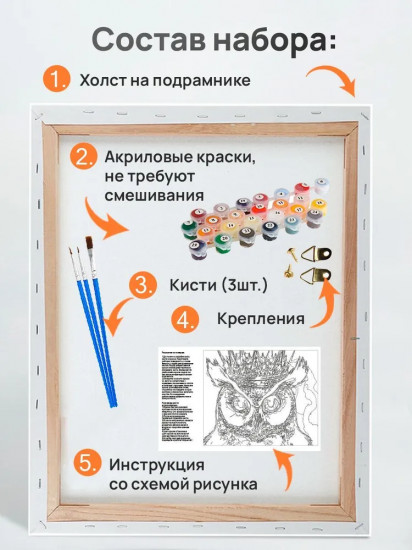 Картина по номерам «Девочка в маках»