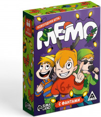 Игра настольная «Новый год: Мемо. С фантами» - Фото 2