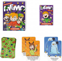 Игра настольная «Новый год: Мемо. С фантами» - Фото 4
