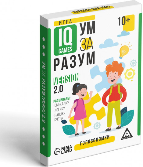 Игра-головоломка настольная «Ум за разум. Головоломки»
