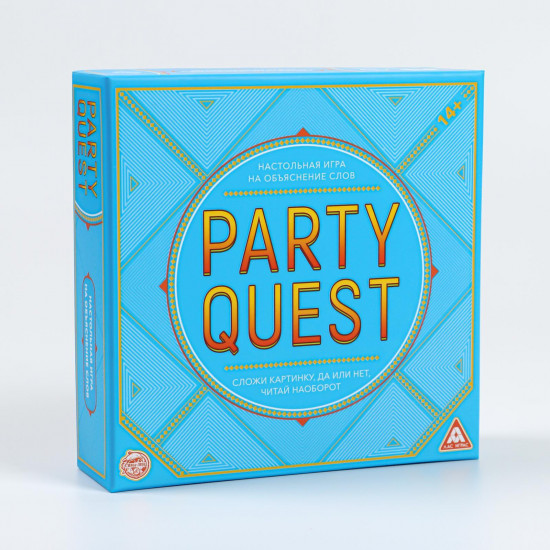 Игра настольная на объяснение слов «Party Quest. Сложи пазл, да или нет, читай наоборот»