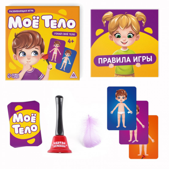 Игра настольная «Моё тело»