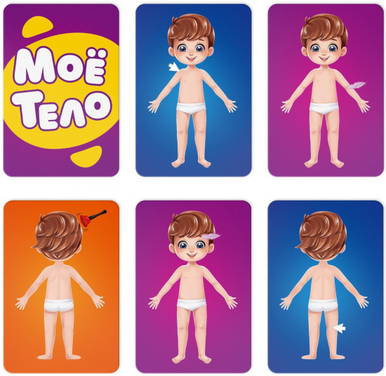 Игра настольная «Моё тело»
