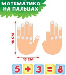 Игра-лэпбук настольная «Математика на пальцах» - Фото 9