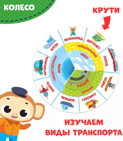 Игра-лэпбук настольная «Транспорт»