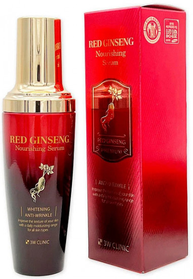 Сыворотка для лица питательная с экстрактом красного женьшеня «Red Ginseng Nourishing Serum»