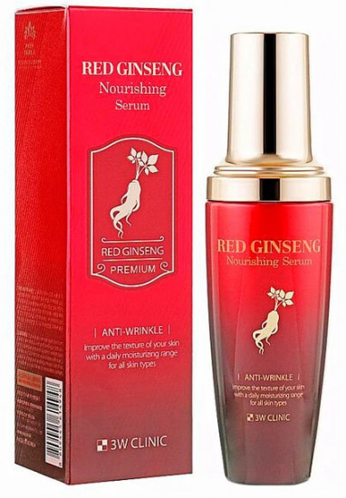 Сыворотка для лица питательная с экстрактом красного женьшеня «Red Ginseng Nourishing Serum»