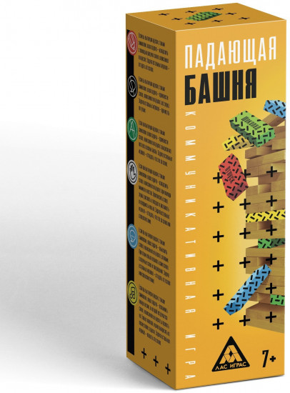 Игра настольная «Падающая башня. Коммуникативная»