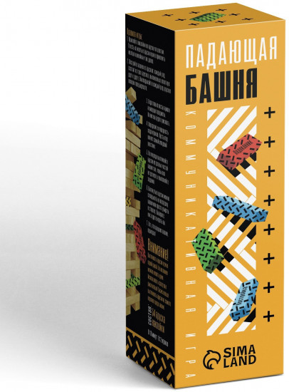 Игра настольная «Падающая башня. Коммуникативная»