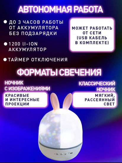 Музыкальный ночник-проектор