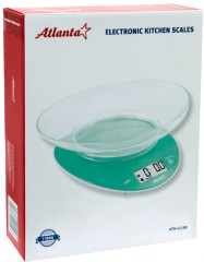 Весы кухонные электронные с чашей ATH-6199 - Фото 4