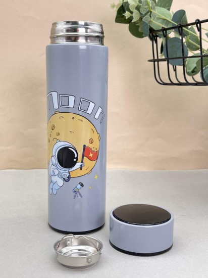 Термос с датчиком температуры «Happy friends, space»