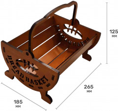 Корзинка для хлеба с ручкой «Плетёнка» - Фото 1