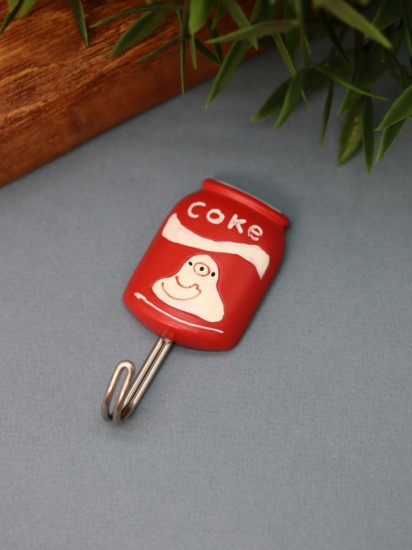 Крючок самоклеящийся «Coke»